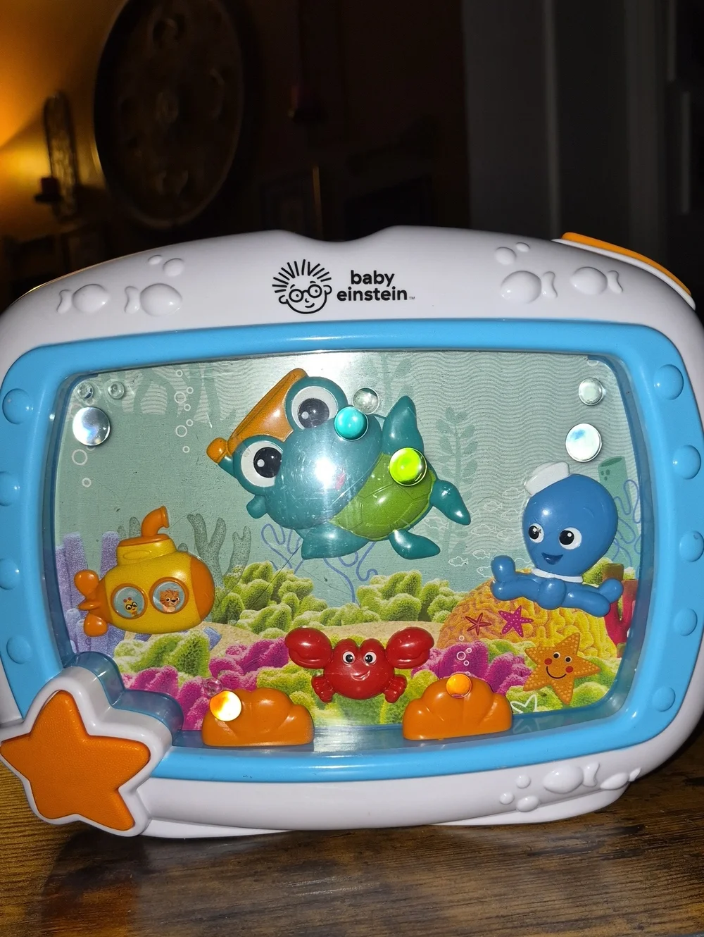 LIKE NEW! Sea Dreams Soother by Baby Einsteins